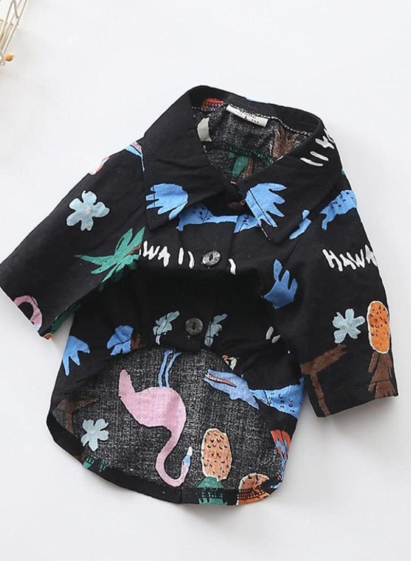 GGOOT Summer Dog Clothes Pet Shirts For Dogs Vest Fashion Puppy Cat Clothes For Dogs Pets Clothing For Dog Pet Products (Blue XL) - Image 3