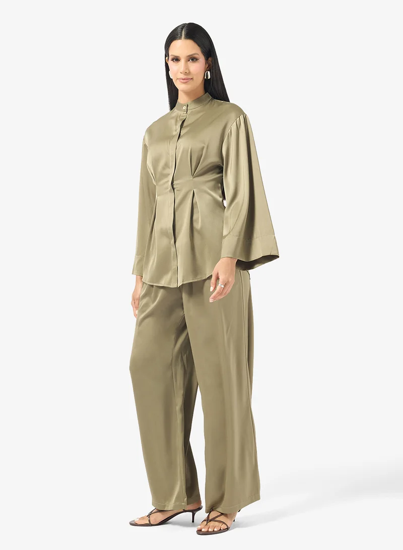 Khizana  Longline Peplum Top & Pant Set for Women | Best Price UAE