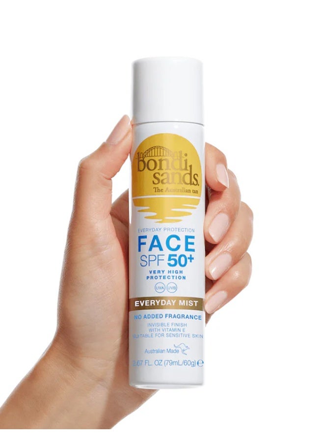 Bondi Sands SPF 50+ Fragrance Free Face Mist - Image 5