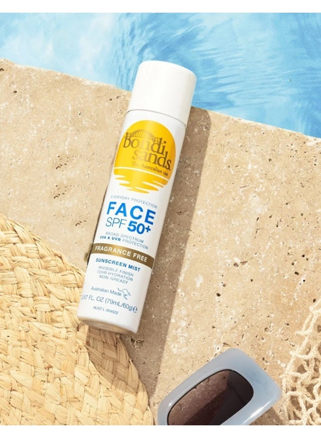 Bondi Sands SPF 50+ Fragrance Free Face Mist - Image 4