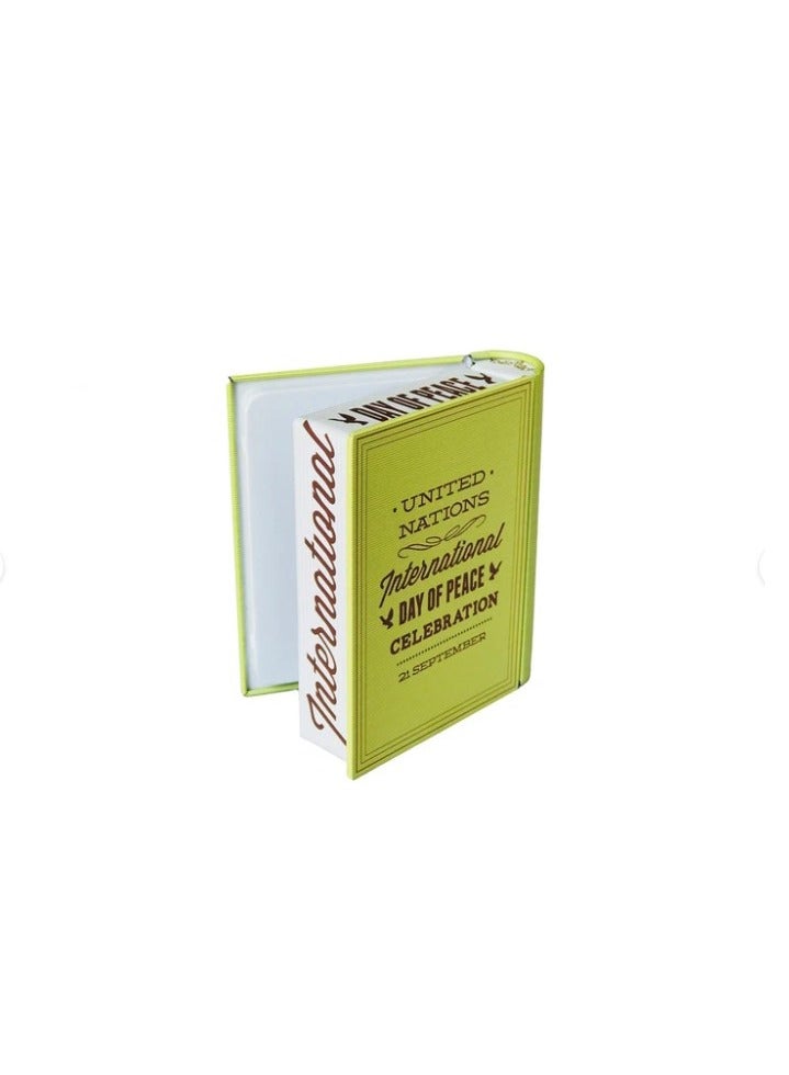 صندوق هدايا معدني على شكل كتاب - Image 3