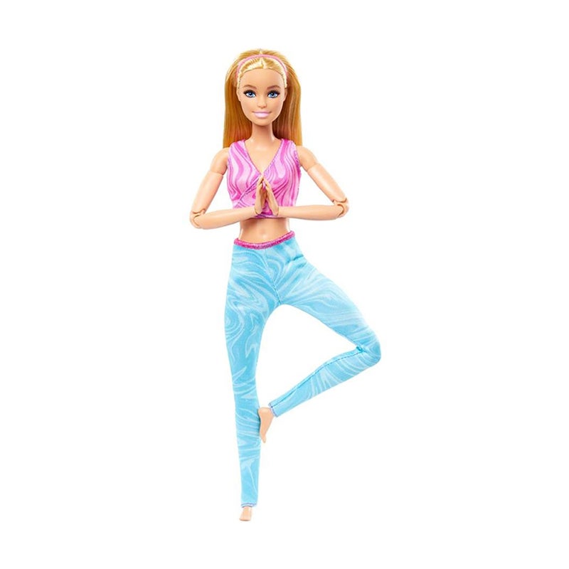 Barbie Made to Move Yoga Blonde Fashion Doll - Image 1