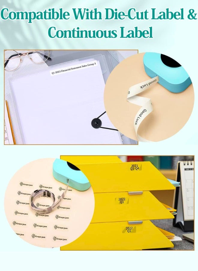 Chase Up Label Maker Machine with D30 Bluetooth Mini Portable Lable Printer,Labeler for Office Home Organization,for Android iOS,Gift for Men,Woman,Cute School Supplies,USB Rechargeable - Image 2