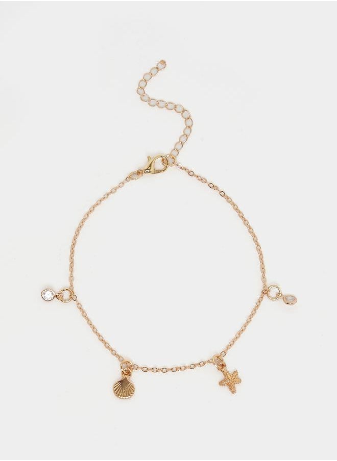 Styli Set of 3 - Drop Embellished Anklet  - Image 1