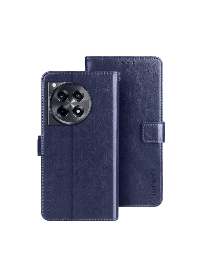 The Bros Case For OnePlus 12R Crazy Horse Texture Leather Phone Case