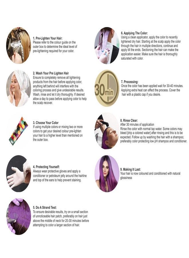 ShoHan Semi Permanent Hair Colour, Blonde Hair Colour with Keratin, Ammonia Free Hair Colour, No Peroxide, No PPD, No Resorcinol, No Parabens, Hair Highlighter Colour (Fabulous Blonde, Pack of 1) - Image 4