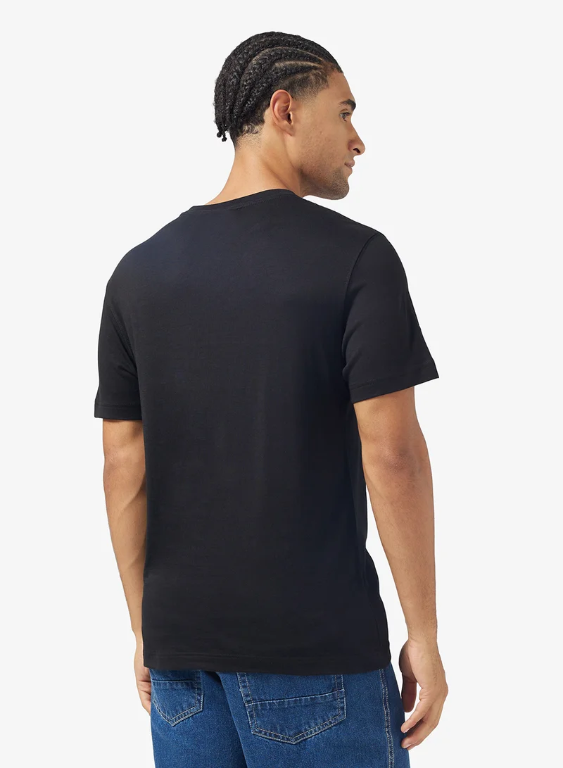 لاكوست Regular Fit Printed Jersey T-Shirt