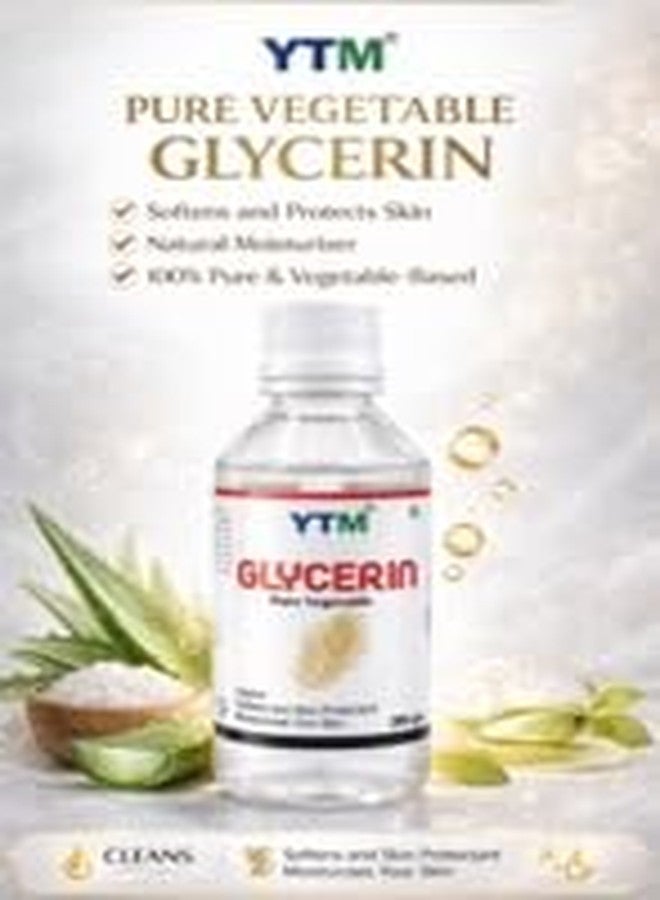YTM 100% Veg Glycerine 100gm Vegetable Glycerin for Face, Pure Organic Ingredients, Vegan, Hypoallergenic Moisturizer for Skin, Hair Gel (100gm Pack of 1) - Image 2