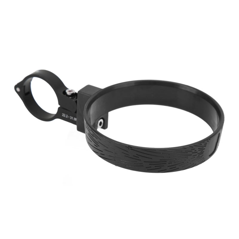 ENLEE Electirc Bike Handlebar Cup Holder Aluminum Alloy Coffee Cup Holder Tea Cup Holder Bracket for Cycling Black - Image 5
