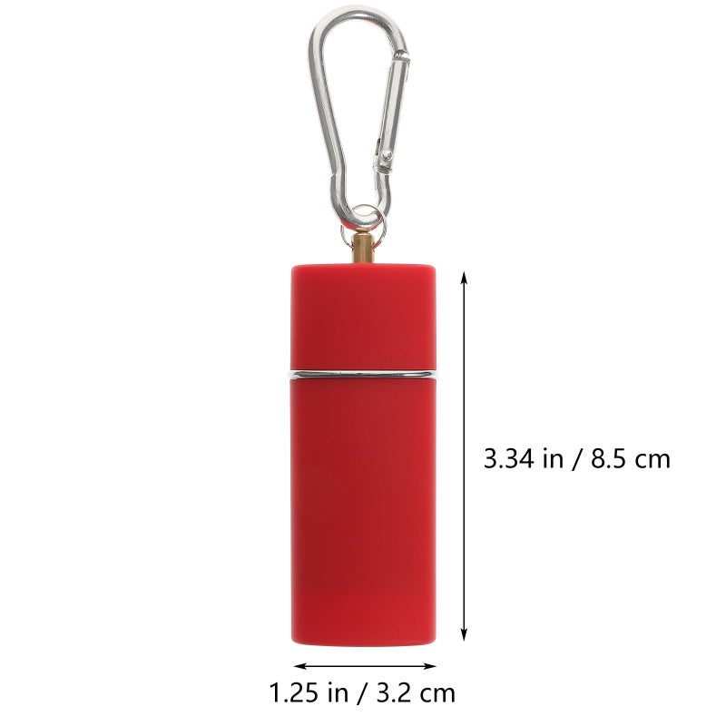 Mini Rectangle Metal Ashtray Keychain Portable Pocket Smoking Ash Container For Car Travel - Image 3