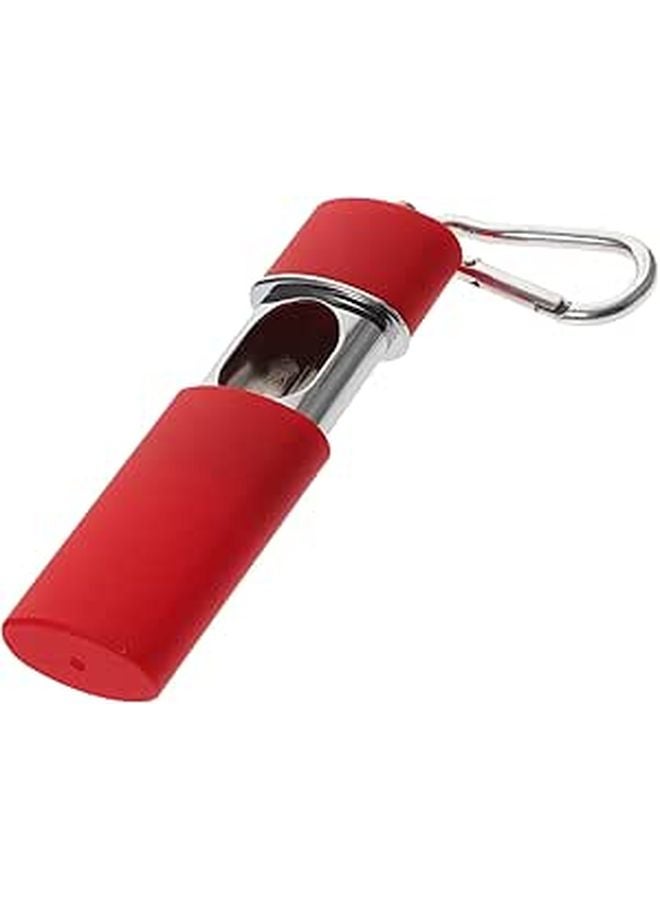 Mini Rectangle Metal Ashtray Keychain Portable Pocket Smoking Ash Container For Car Travel - Image 1