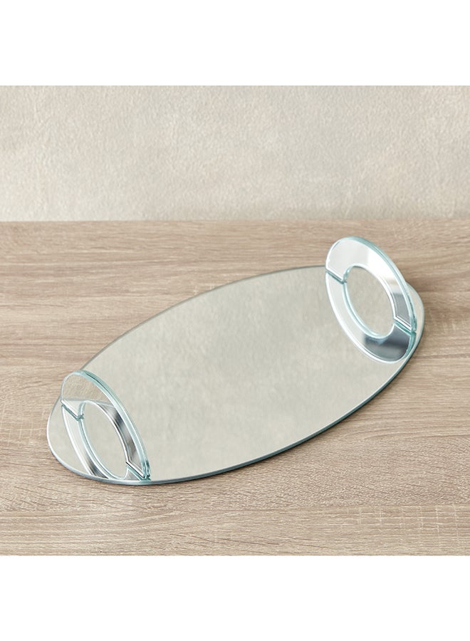 Home Box Briar Clear Decorative Glass Tray 36 x 6 x 20 cm - Image 2