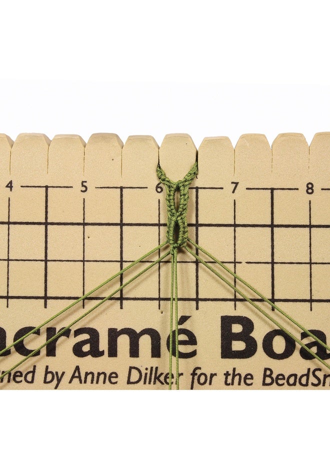 Beadsmith Large Macrame Board For Braiding 14X10 Inches 1 Piece - Image 2