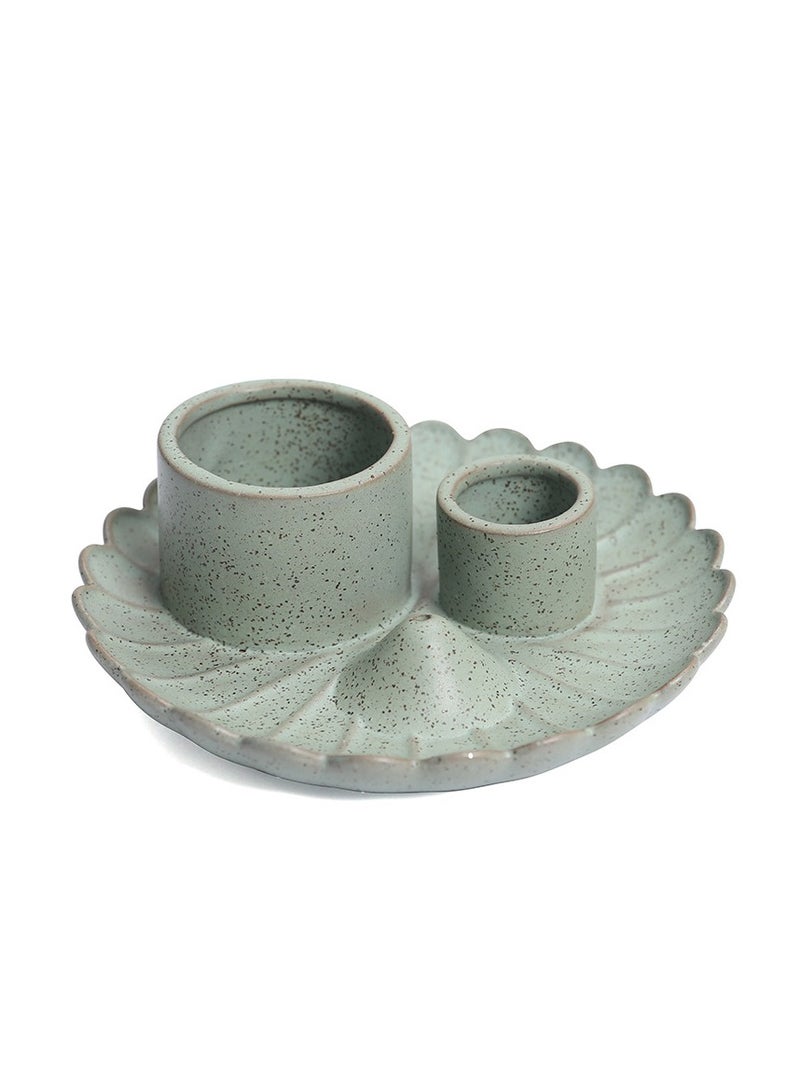 Anna Ceramic Aromatherapy Candle Tray for Home Decor - Image 1