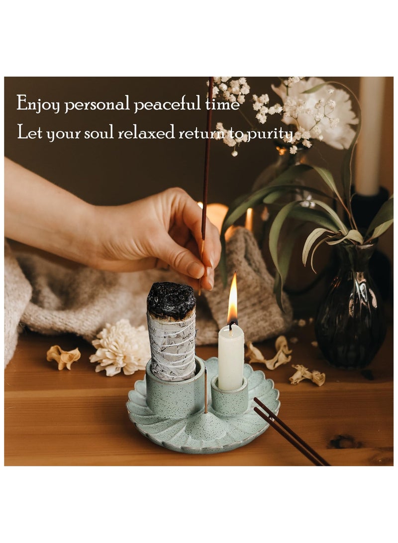 Anna Ceramic Aromatherapy Candle Tray for Home Decor - Image 3