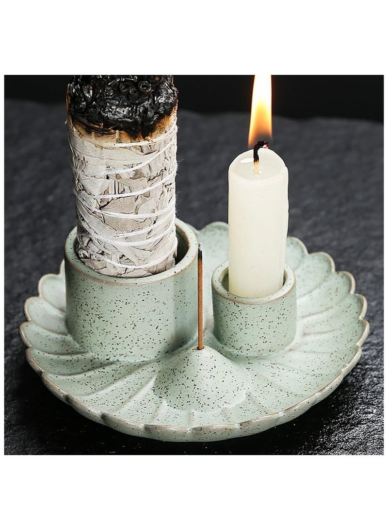 Anna Ceramic Aromatherapy Candle Tray for Home Decor - Image 2
