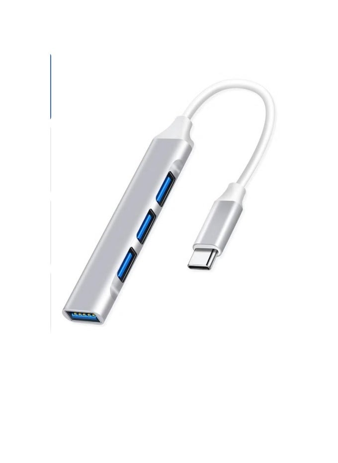 ماركة غير محددة - USB C Hub 4 منافذ USB 3.0 - سبائك الألومنيوم - نحيف للغاية - Image 1