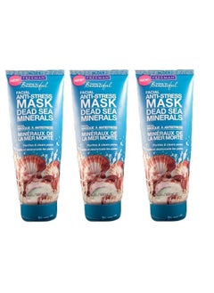 Freeman Freeman Feeling Beautiful Facial Anti-Stress Mask, Dead Sea Minerals 6 oz (Pack of 3) 