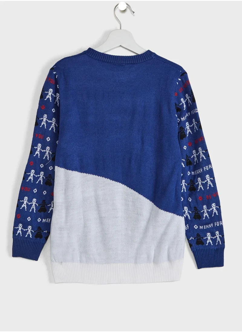 STAR WARS Kids Starwars Christmas Sweater