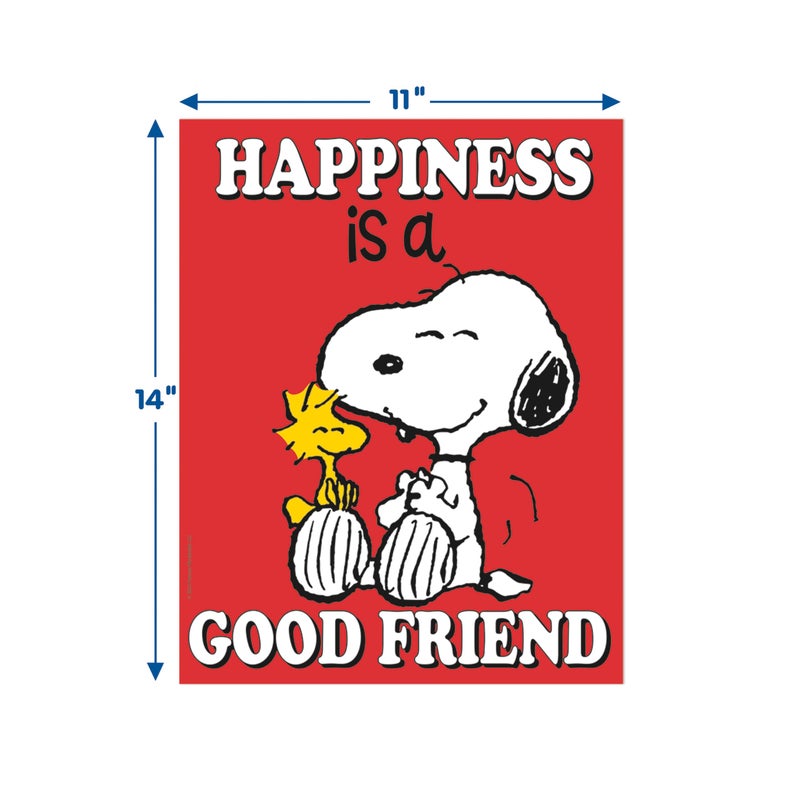 Eureka Peanuts Mini Classroom Poster Set for Teachers, 11" x 14", 8 Pieces - Image 4