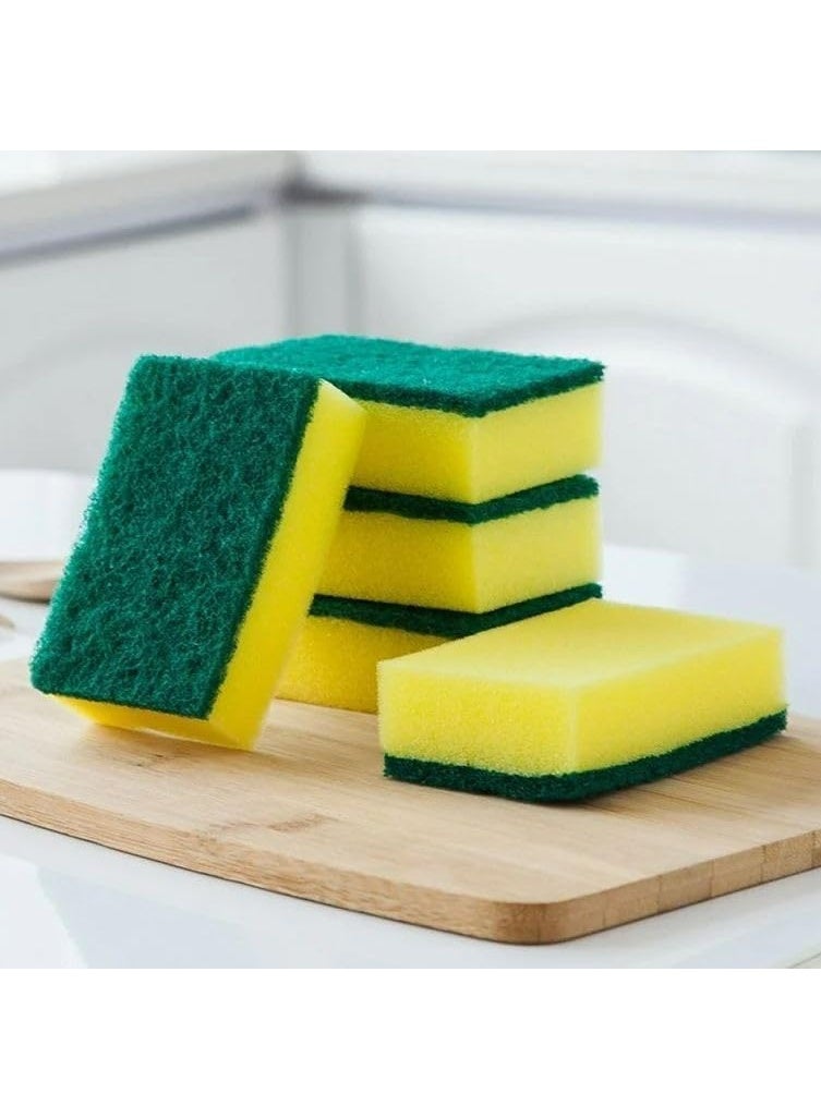 Kitchen Cleaning Sponge – 3pcs Heavy-Duty Scrubber Sponge | Non-Scratch Dishwashing Pad for Pots, Pans & Home Cleaning - Image 3