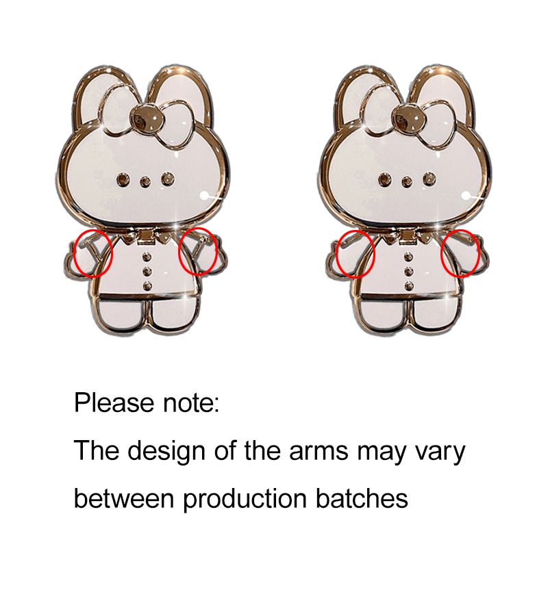 Phone Case Green Solid Color Cute Bow Bunny Makeup Mirror Fashion Stand Protective Case For Huawei Y9s - Image 1