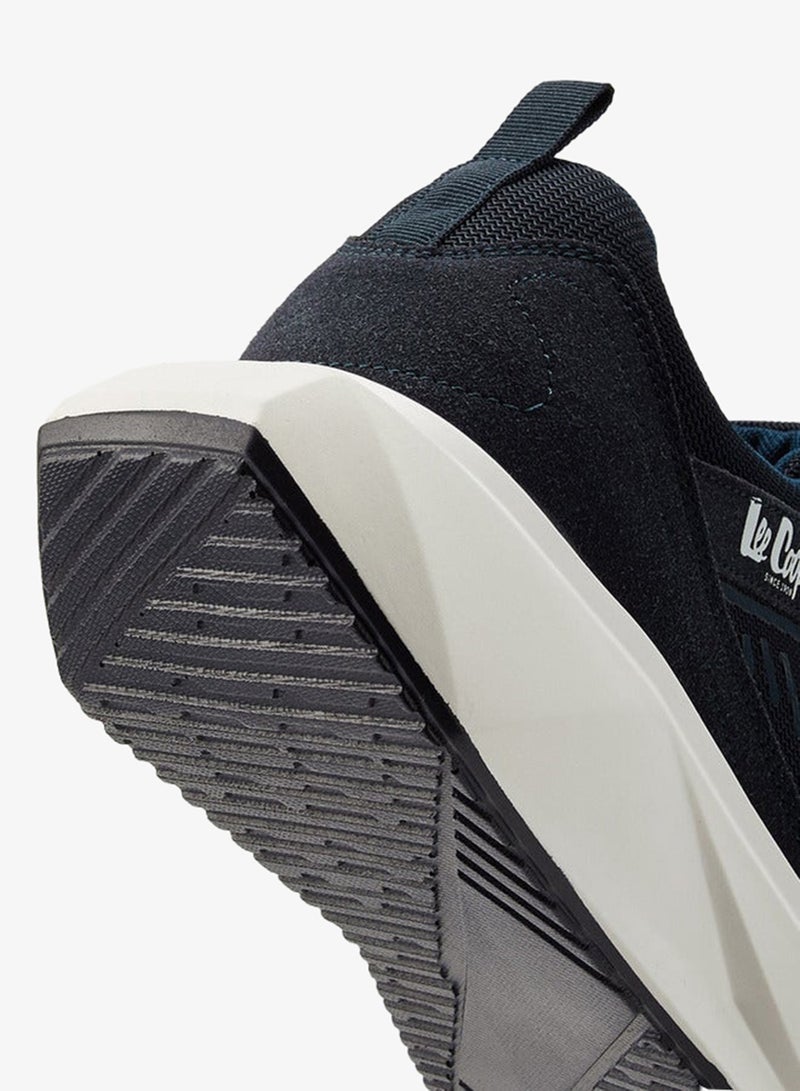 Lee Cooper Men's Panelled Lace-Up Sneakers with Pull Tabs - Image 5