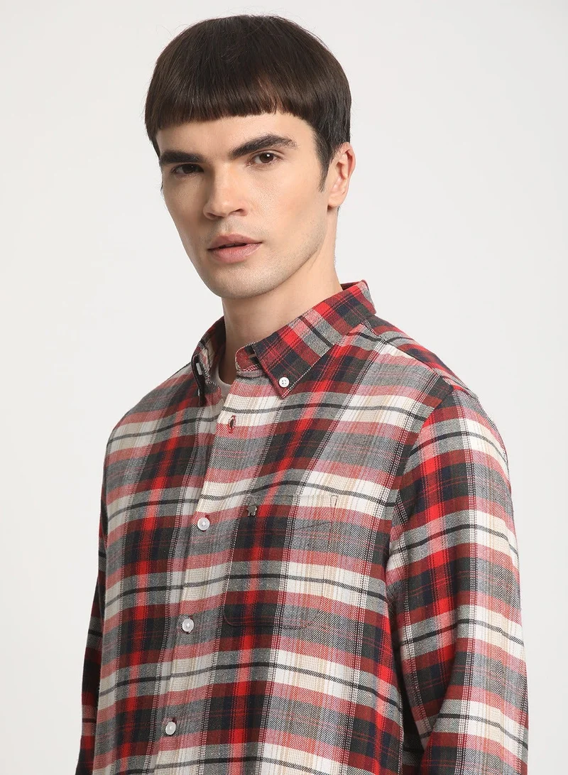 THE BEAR HOUSE  Cotton Shirt for Men | Slim Fit, Long Sleeve, Casual & Formal Wear | Soft, Breathable Fabric for Office, Everyday, & All-Season Use in Classic & Trendy for Men | Best Price UAE