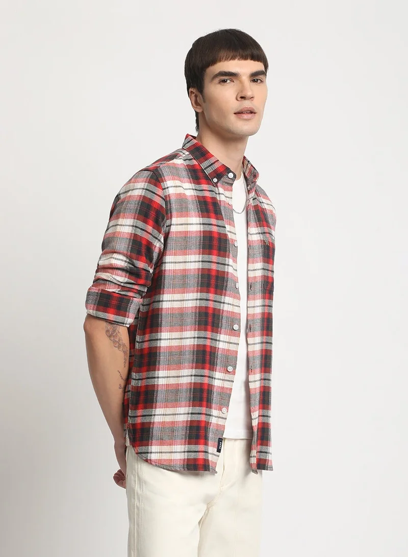 Cotton Shirt for Men | Slim Fit, Long Sleeve, Casual & Formal Wear | Soft, Breathable Fabric for Office, Everyday, & All-Season Use in Classic & Trendy