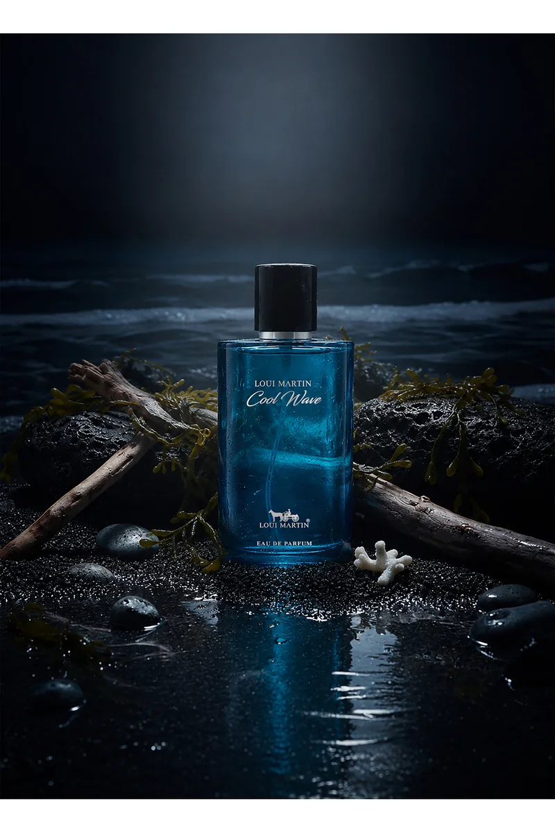 Loui Martin Cool Wave Eau De Parfum 100ml | Fresh Aquatic Fragrance | Cool & Refreshing Scent