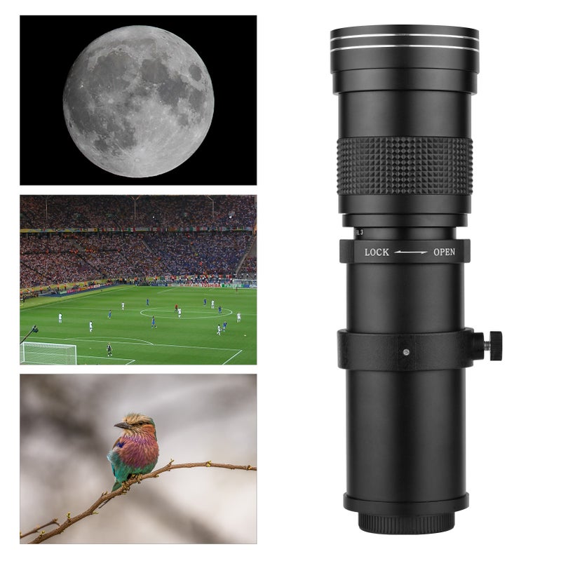 Camera MF Super Telephoto Zoom Lens F/8.3-16 420-800mm T2 Mount with M-mount Adapter Ring 1/4 Thread Replacement for Canon M M2 M3 M5 M6 Mark II M10 M50 M100 M200 Cameras - Image 5