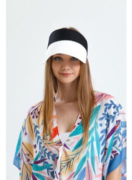 Saria Moda Saria Fashion Straw Visor-Tennis Player Foldable Women's Hat  - Image 1