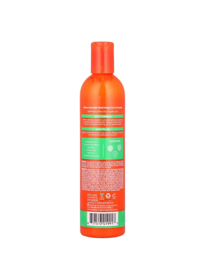 Cantu Avocado Hydrating Curl Activator Cream white 355 mlml - Image 2