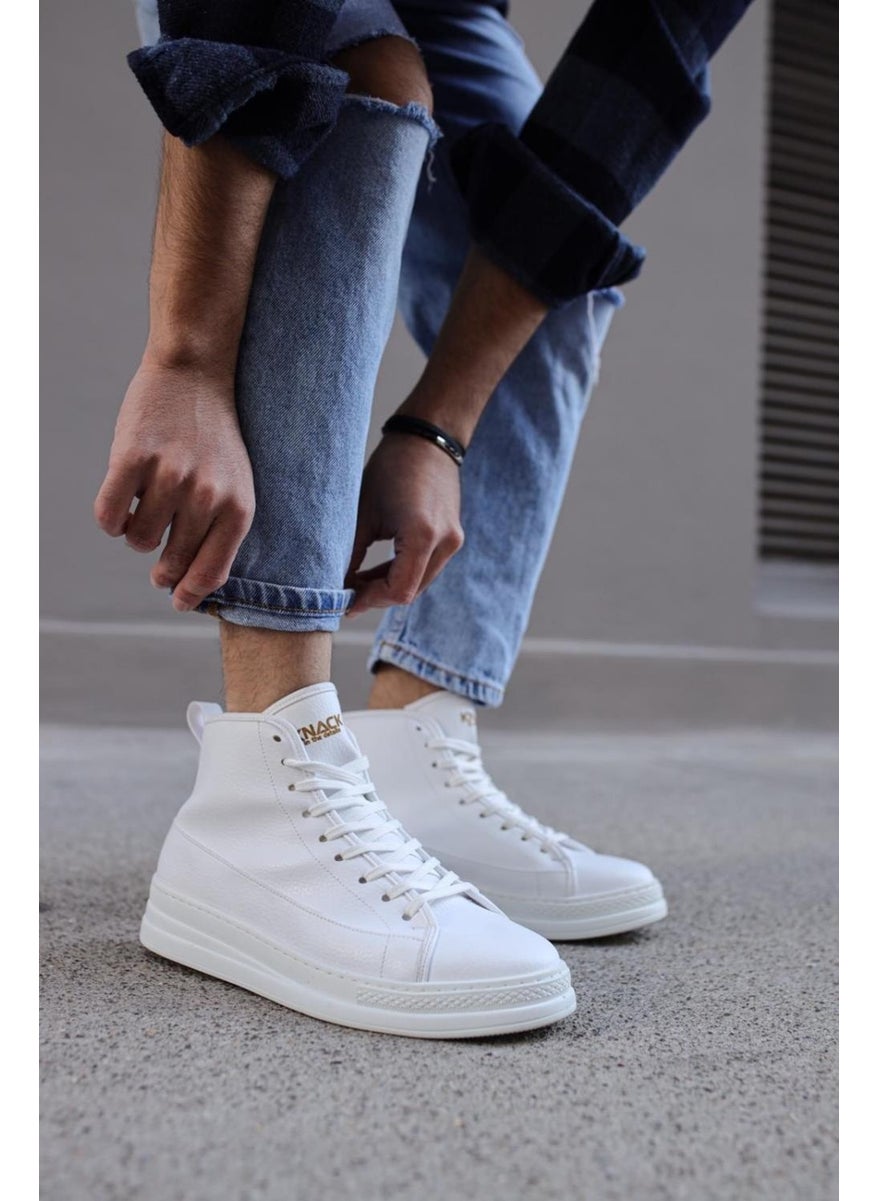 KnACK - High Sole Shoes C-030 White - Image 1