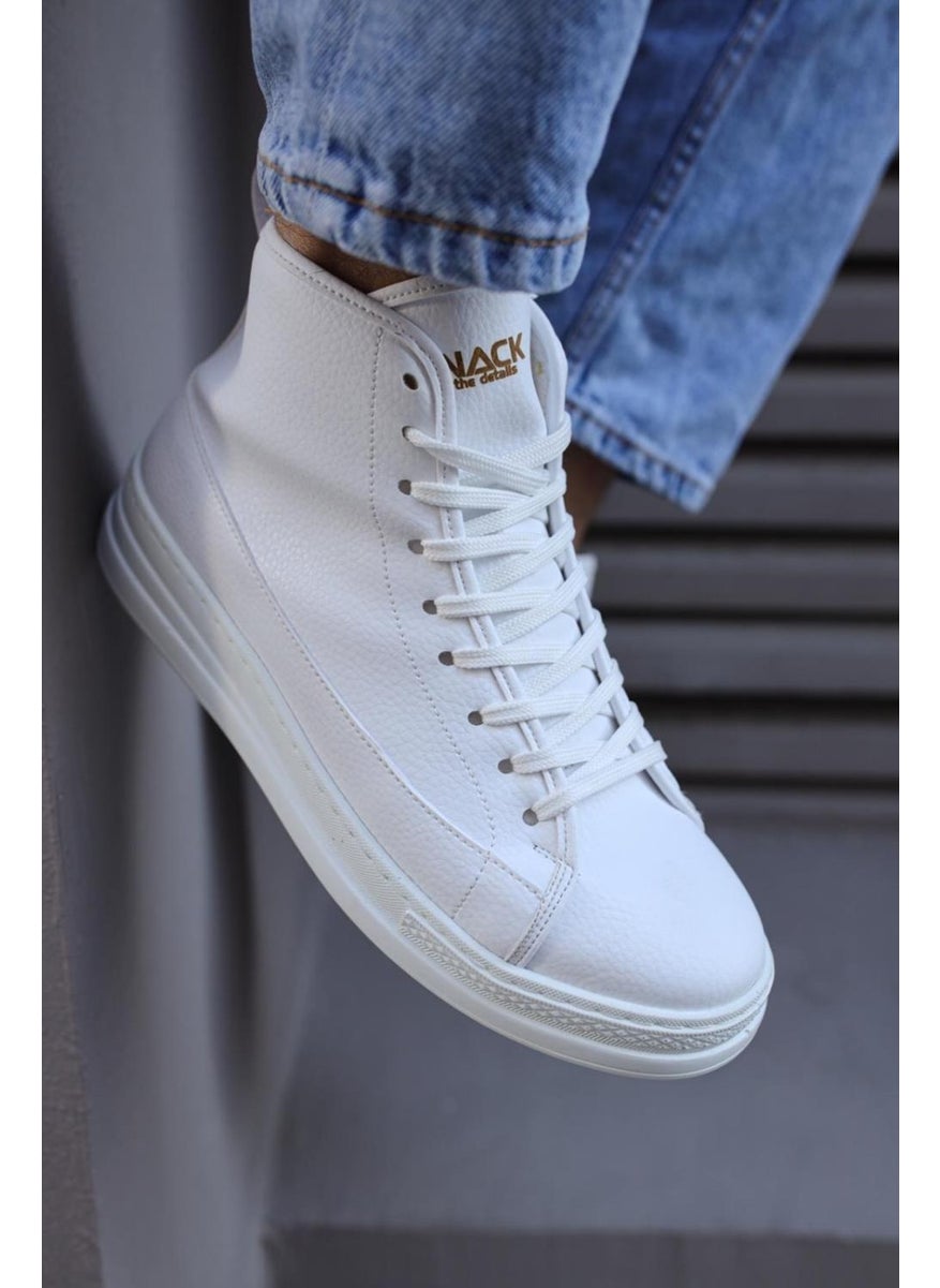 KnACK - High Sole Shoes C-030 White - Image 1
