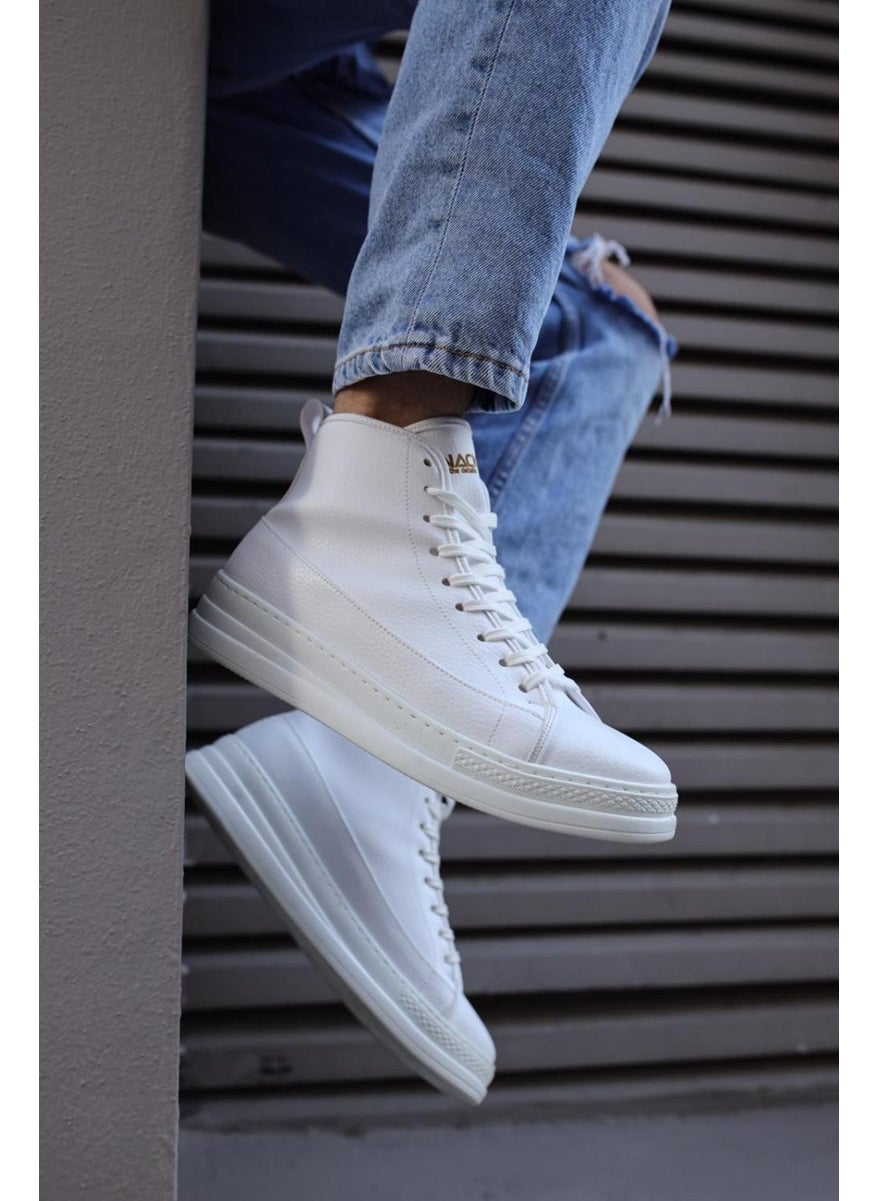 KnACK - High Sole Shoes C-030 White - Image 1