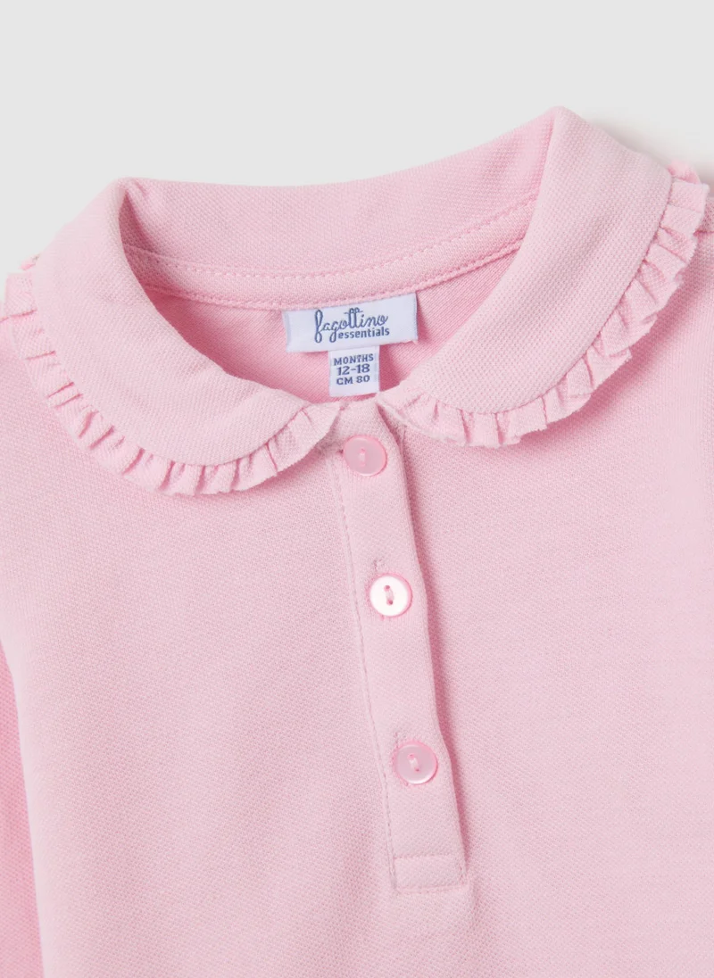 او في اس BABY COTTON PINK REGULAR FIT T-SHIRT