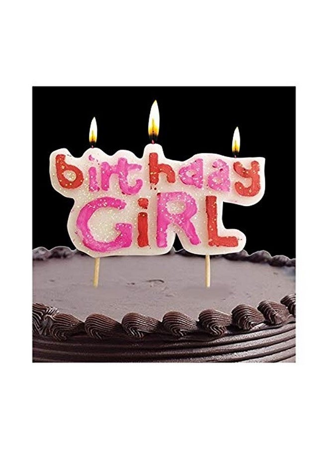 Funcart Funcart Glitter Birthday Girl Pick Candle  - Image 1