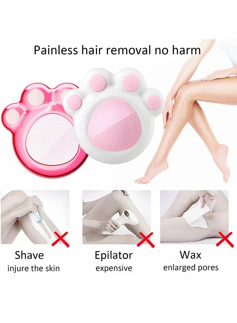 Excefore Gentle Magic Crystal Hair Remover Eraser for Women and Men, Painless Crystal Hair Removal Tool, for Arms Legs Smooth - Image 3