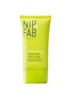 NIP+FAB Nip + Fab Teen Skin Fix Zero Shine Face Moisturizer With Niacinamide And Antioxidant Wasabi Extract Shine Free Mattifying Facial Cream For Oil Control Prevent Breakouts Even Skin Tone 1.35 Ounce  - Image 1