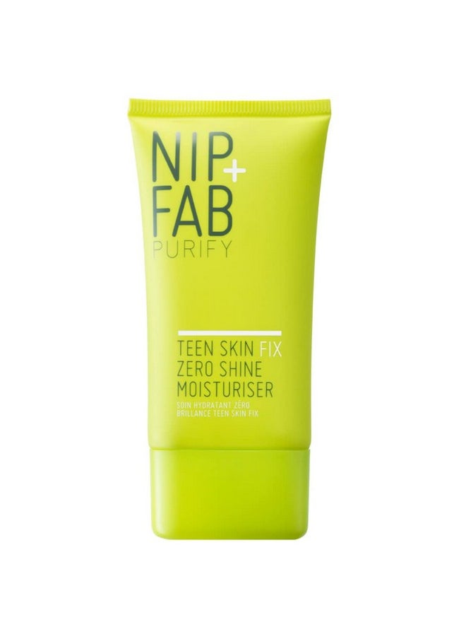 NIP+FAB - Nip + Fab Teen Skin Fix Zero Shine Face Moisturizer With Niacinamide And Antioxidant Wasabi Extract Shine Free Mattifying Facial Cream For Oil Control Prevent Breakouts Even Skin Tone 1.35 Ounce - Image 1