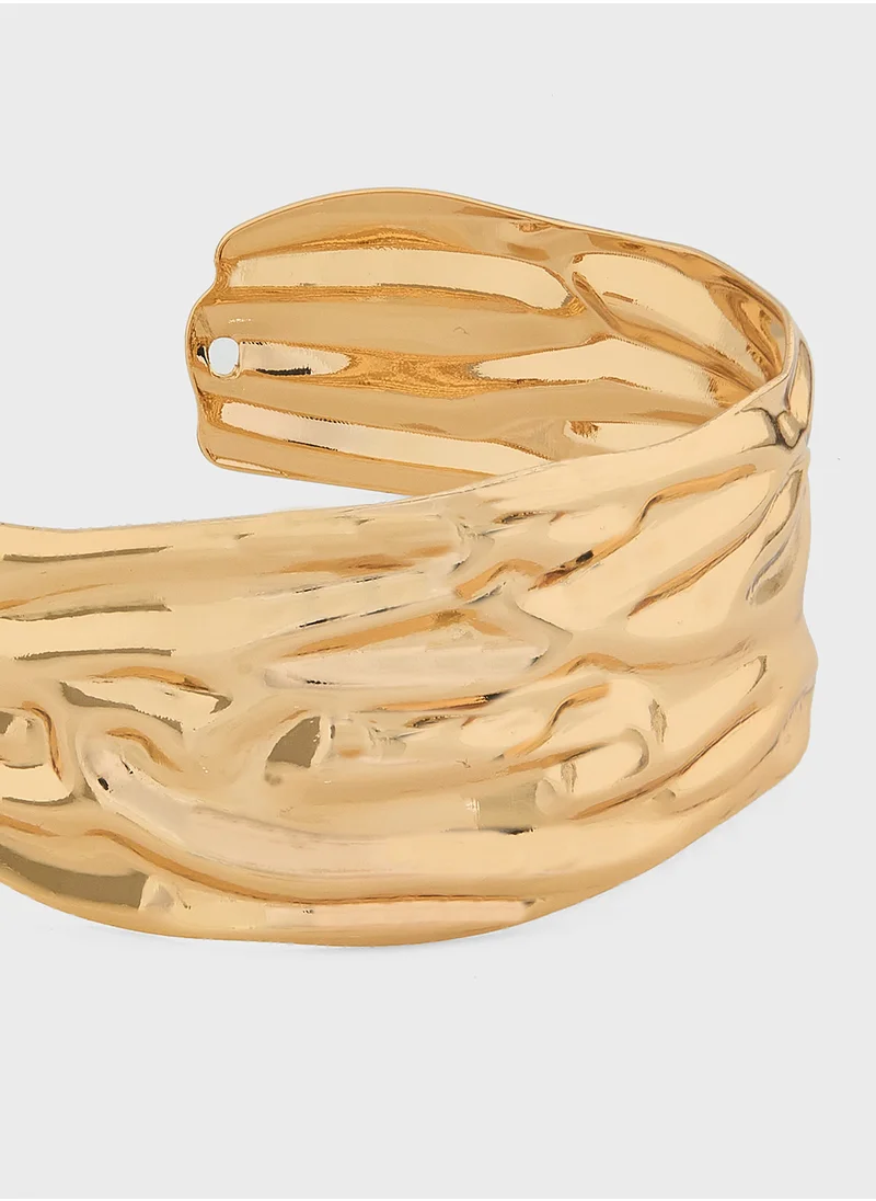 ELLA Molten Cuff Bangle