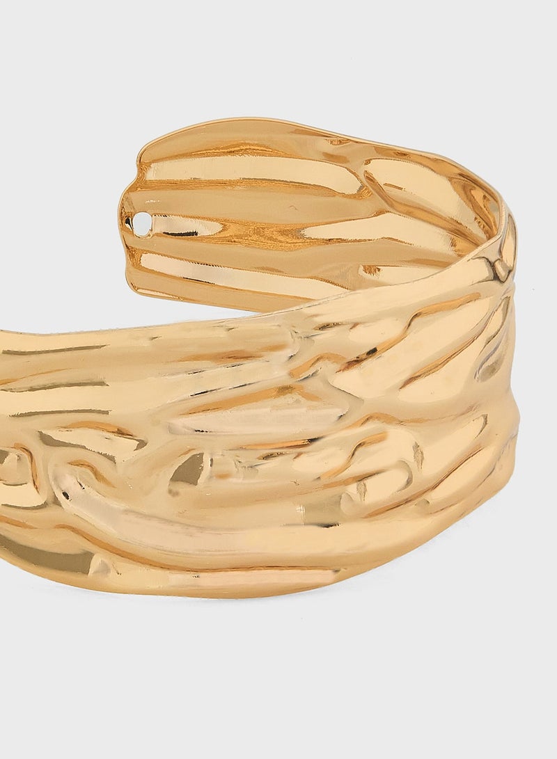 ELLA Molten Cuff Bangle - Image 4