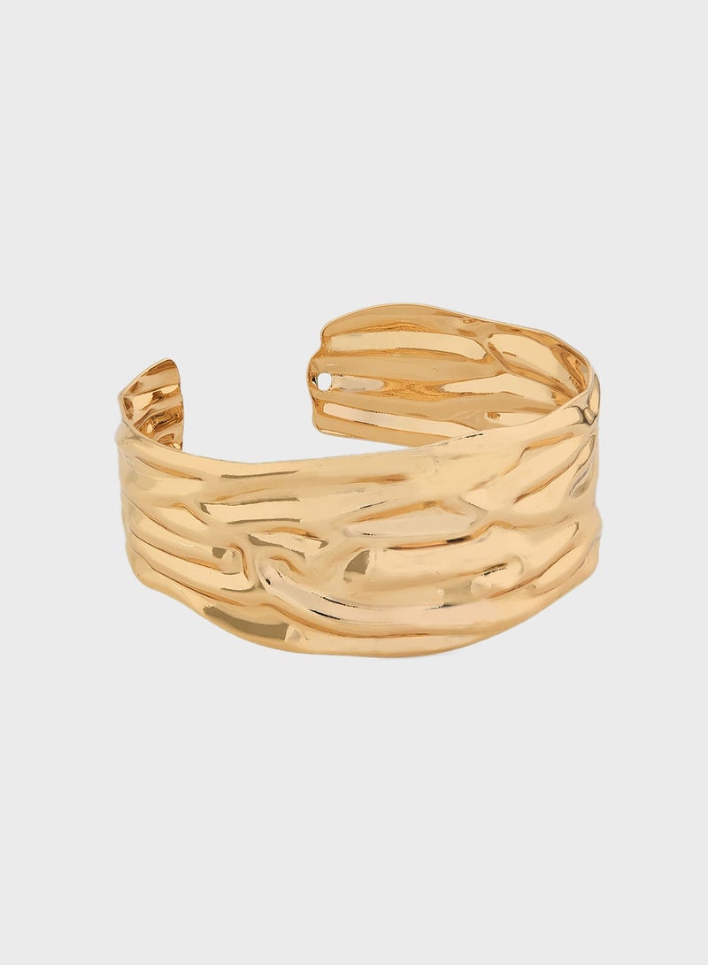 ELLA Molten Cuff Bangle - Image 2