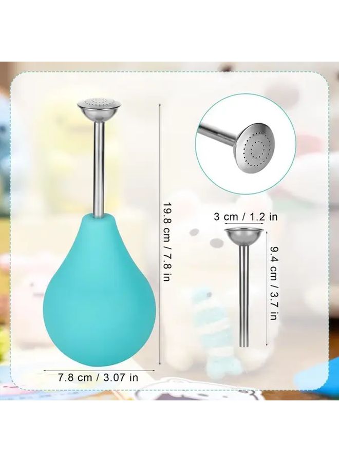 Green Silicone Ball Sprinkler with Stainless Steel Nozzle for Wet Felting Projects - Image 3