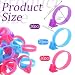 Bruislard 60 PCS Pastry Bag Ties Silicone IcingPipingPastryFrosting Bag Ties Includes 3 Color Reusable Piping Bags Clips for Cupcakes Cookies and Pastry Seal - Image 4