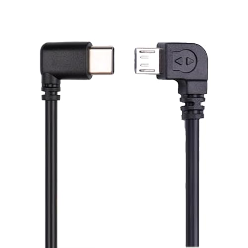 earlife RS Multi-Camera Control Cable(USB-C to Micro), Right Angle, for DJI RS4 Pro RS4 RS3 Pro RS3 Mini RS3 RSC2 RS2 Gimbal Stabilizer, for SONY a7m2 a9 for CANON 5d4 5dsr NIKON Panasonic Fujifilm Camera - Image 1