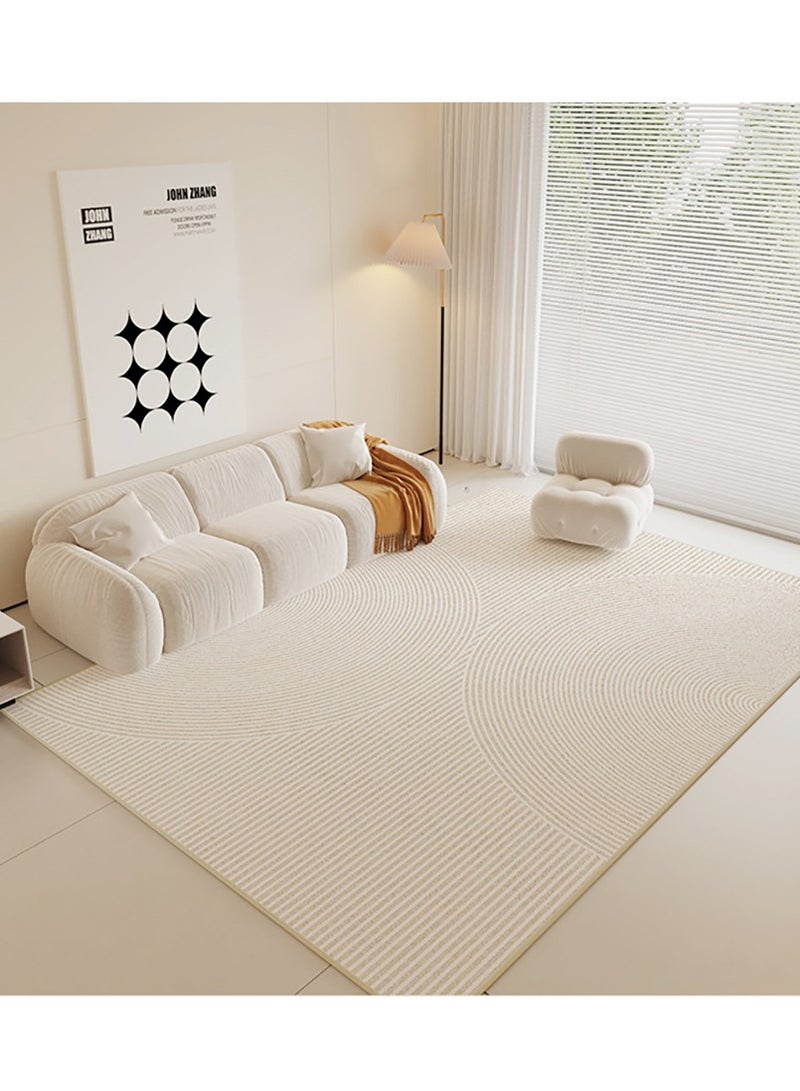 Boho Area Rugs 200x300cm Water-proof Modern Large Rug Non-Slip Carpet Multisize Geometric Pad Oriental Mat for Dining Room Home Bedroom Living Room Decor (B) - Image 1