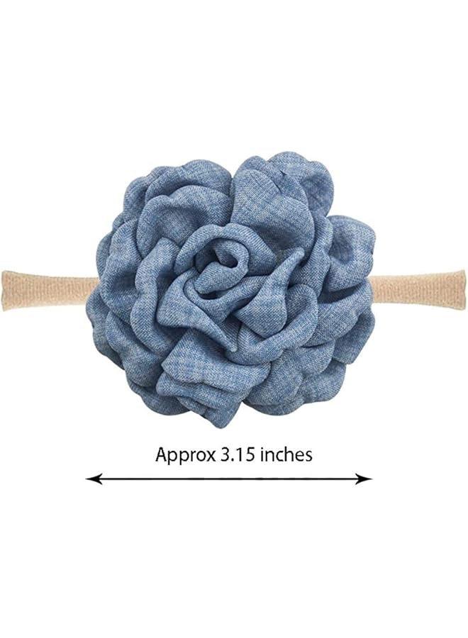 erorex 10Pcs Baby Girl Headbands Floral Headbands Flower Hair Accessories For Newborn Infant Toddler Baby - Image 5