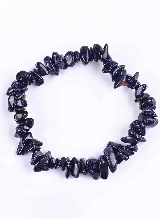 تايك تو Blue Sandstone Chip Bead Bracelet